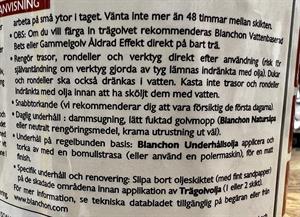 TräGolvOlja 1L Naturell BLANCHON