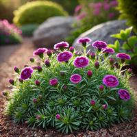 Harjaneilikka pillow purple