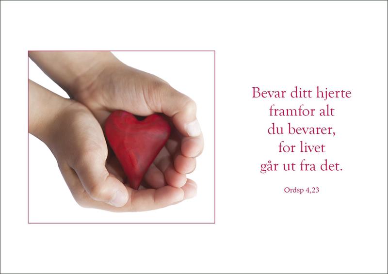 Bibelkort - Bevar ditt hjerte
