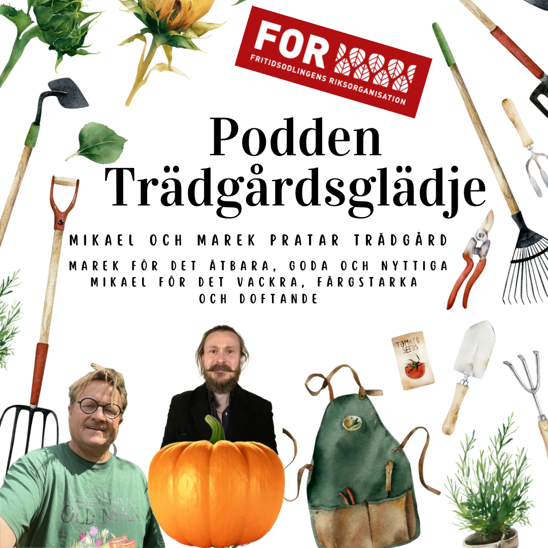 Podcasten Trädgårdsglädje, Mikael & Marek