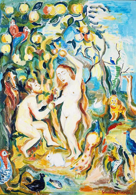 Adam och Eva (70x100) - Pris på förfrågan