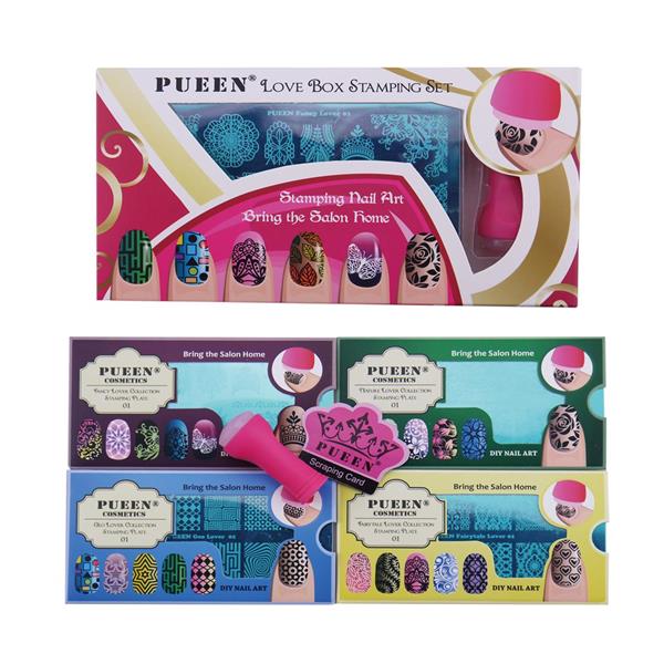 PUEEN- Nail Stamp Plate LOVE BOX