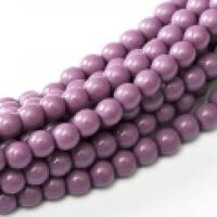 8 mm Runda Shiny Hollyhock Purple