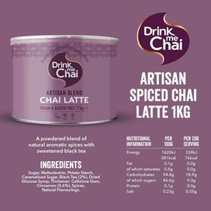 Vegansk och glutenfri Chai Latte 1 kg