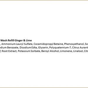 Refill Hand Wash Ginger Lime 750ml