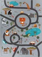 Play Animals Grå 160*230