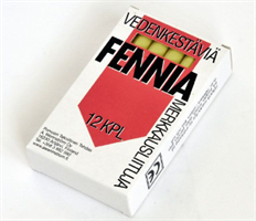 FENNIA MERKKAUSLIITU KELTAINEN vedenkestävä 12 kpl/ rasia