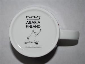 Arabia Muminmugg Rosenträdgården Säsongsmugg 2010 Etikett