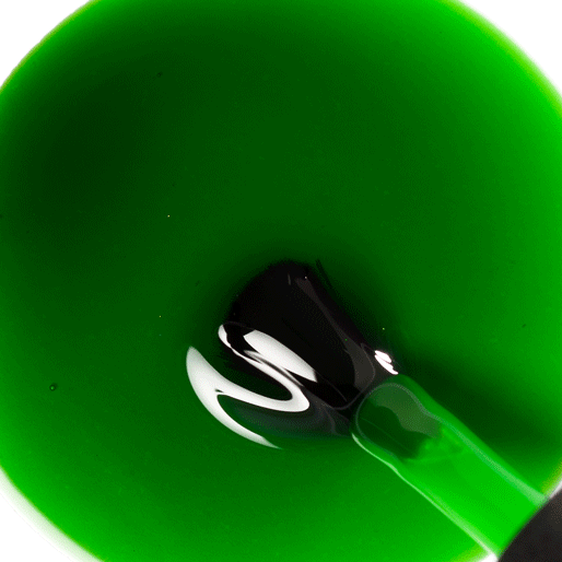 Glassy lac green