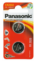 PANASONIC LITHIUM POWER CR2032 PARISTO 2 kpl/ pkt 