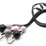 Paracord Avainnauha klipsirenkaalla ja turvalukolla