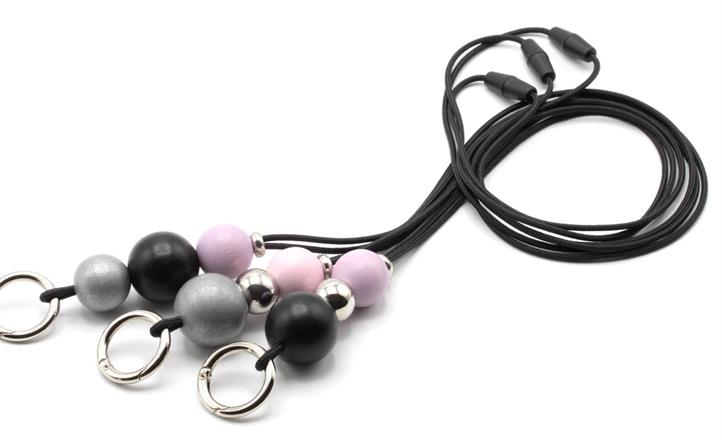 Paracord Avainnauha klipsirenkaalla ja turvalukolla