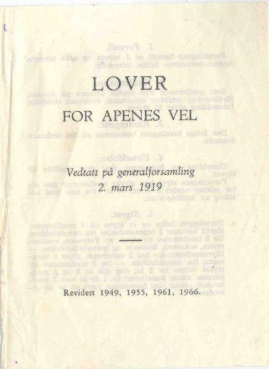 Lover anno 1966 side 1