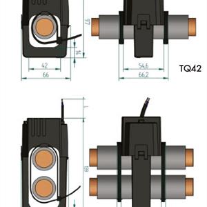 Split Core TQ42 500/1A Cl.0,5 0,5VA 3m cable 0,5mm2