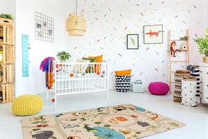 Happy Kids Animals Linne 120*160