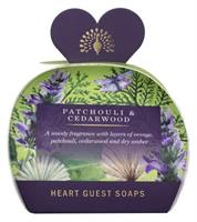 Luxury Heart Soaps Patchouli & Cedarwood 3x20g