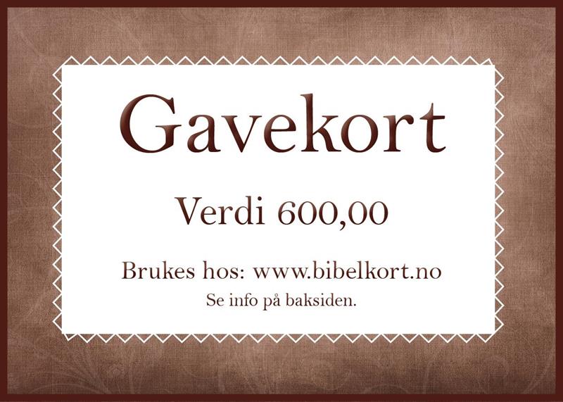 Gavekort 600,-
