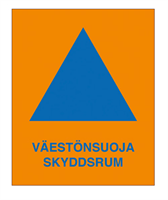 VÄESTÖNSUOJA - KYLTTI, ALUMIINI 300 x 350mm