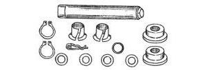 1964-70 REP.KIT FOR CLUTCH/BREMSEPEDAL