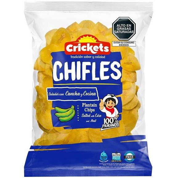 Chifles Crikets Salados, 200g