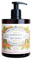 Marseille Soap Rose Gerannium 500ml