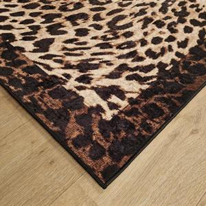 Rome Leopard Guld 160*230