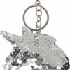 Nyckelring Sequin Unicorn Silver