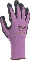 Handske Comfort strl 6 violett/svart