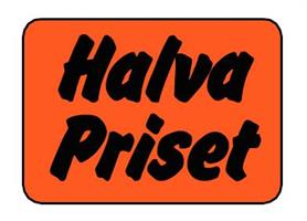 Etikett Halva Priset 20x30mm