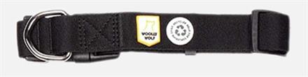 Halsband Nordic Woolly Wolf Svart 25-35cm