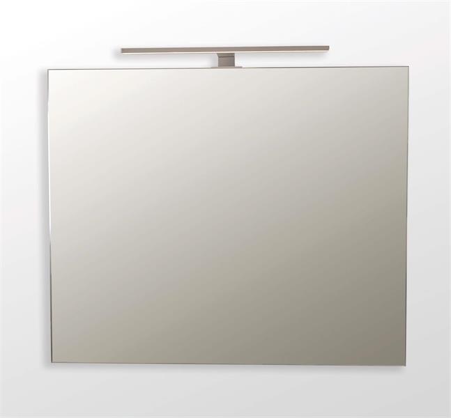 Spegel, 75 x75cm, Vit Satin