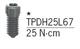 TPDH25L67 25Ncm