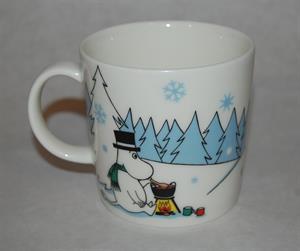 Muminmugg Säsongsmugg Vinter 2013 Under Granen Mugg Moomin Mug Muumimuki Etikett