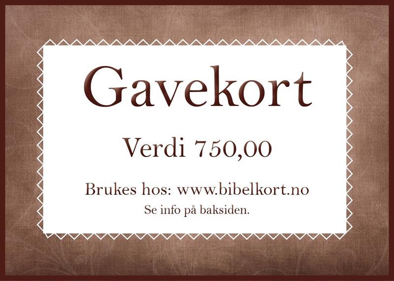 Gavekort 750,-
