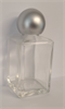Parfymflaska i glas 30 ml Kapsyl rund silver ingår