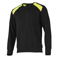 5710819 Worksafe sweatshirt svart/gul XS