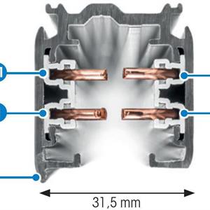 SKENA PRO 3-FAS 2M SVART