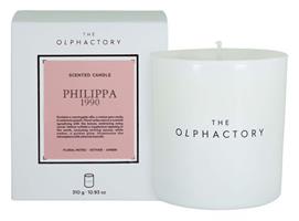 Scented Candle White Ceramic Philippa 1990 310g