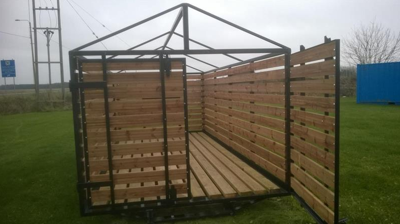 We also provide platforms for firewood, standard size platform is 5,0 x 2,4 x 2,4.  They can also be custom made.  The platform can easily be turned into a storage space. A high quality tarpaulin is included.  Starting price eur 2950 /vat 0