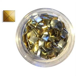 KN- STUDS Square GOLD 4mm