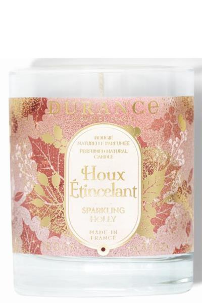 Candle Sparkling Holly 180 gr