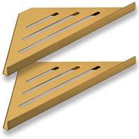 ROYAL Hörnhylla  (2 pack) Blank Mässing/Guld STOR Limbar