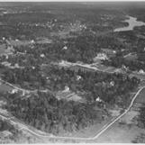 Flygfoto över Segeltorp. Fotograf: Ahrenbergsflyg, fotograferad - 1936