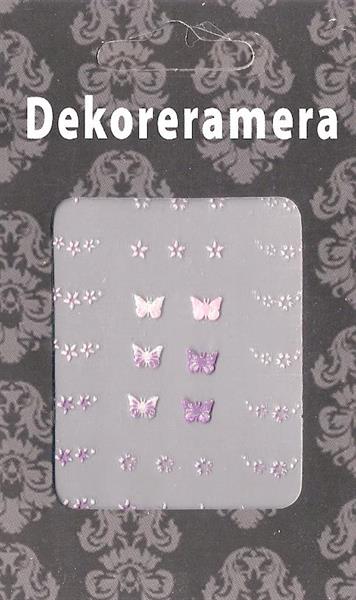 DM- Sticker Butterfly & flower