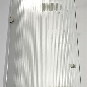 RoyalBath Ramlös Skärmdörr (Vänster), 90cm Linjeglas,NB