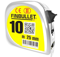 FINBULLET RULLAMITTA 10 metriä 25 mm 1775