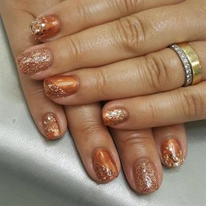 LE- Glitter Gel Cinnamon  #119  17ml UV/LED