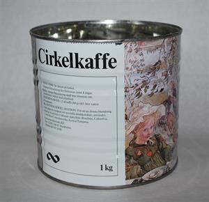 Plåtburk Kaffeburk Cirkelkaffe