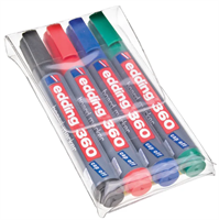 EDDING 360 WHITEBOARD MARKER 4-360-4