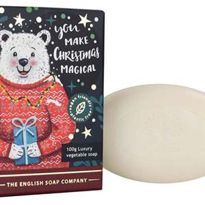 Christmas Chatacter Soap Pola Bear 100g